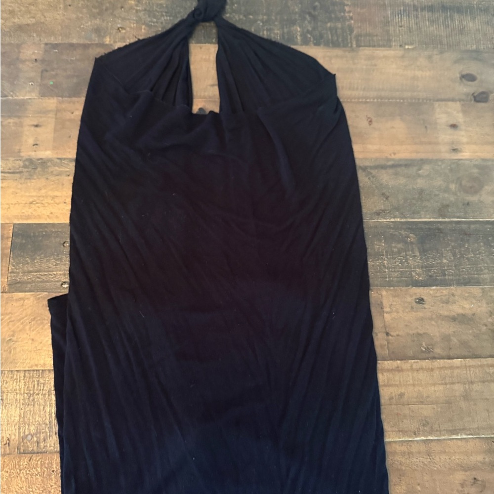 Elegant Black Halter Top